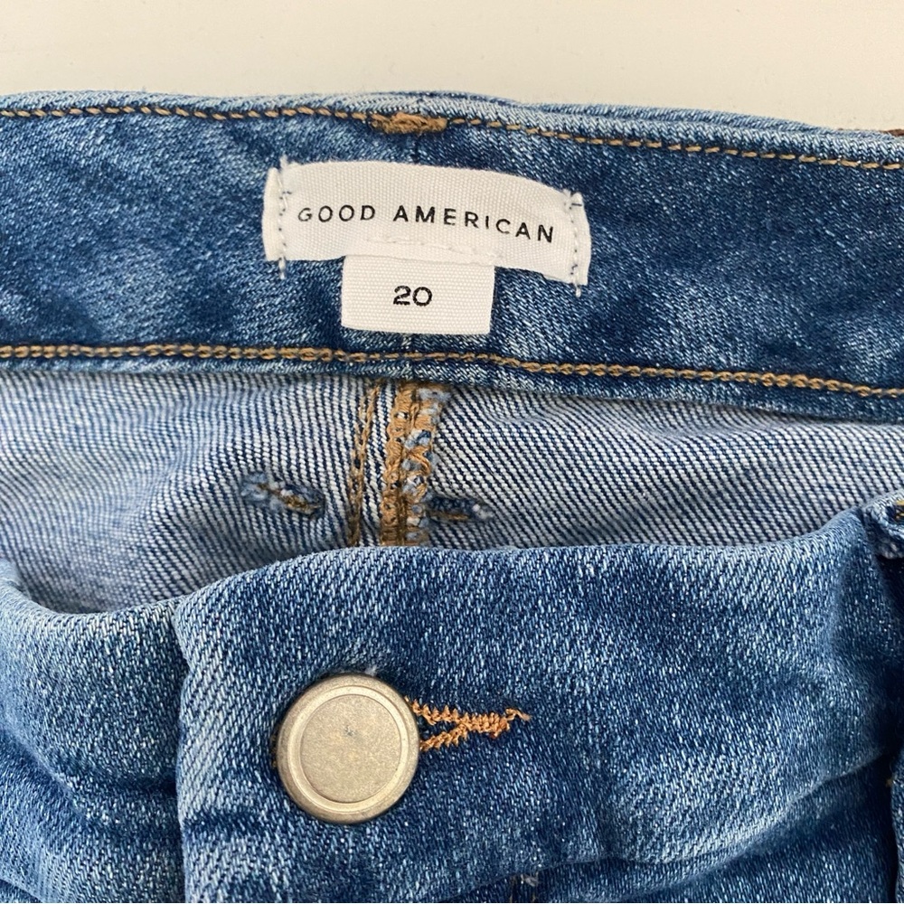 Good American Women's Good Flare Legs Jeans Size 20 High-waist Comfy Casual - Picture 5 of 11